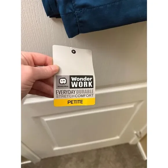 WonderWink Women's Boot Cut Pants - Blue - Picture 4 of 4